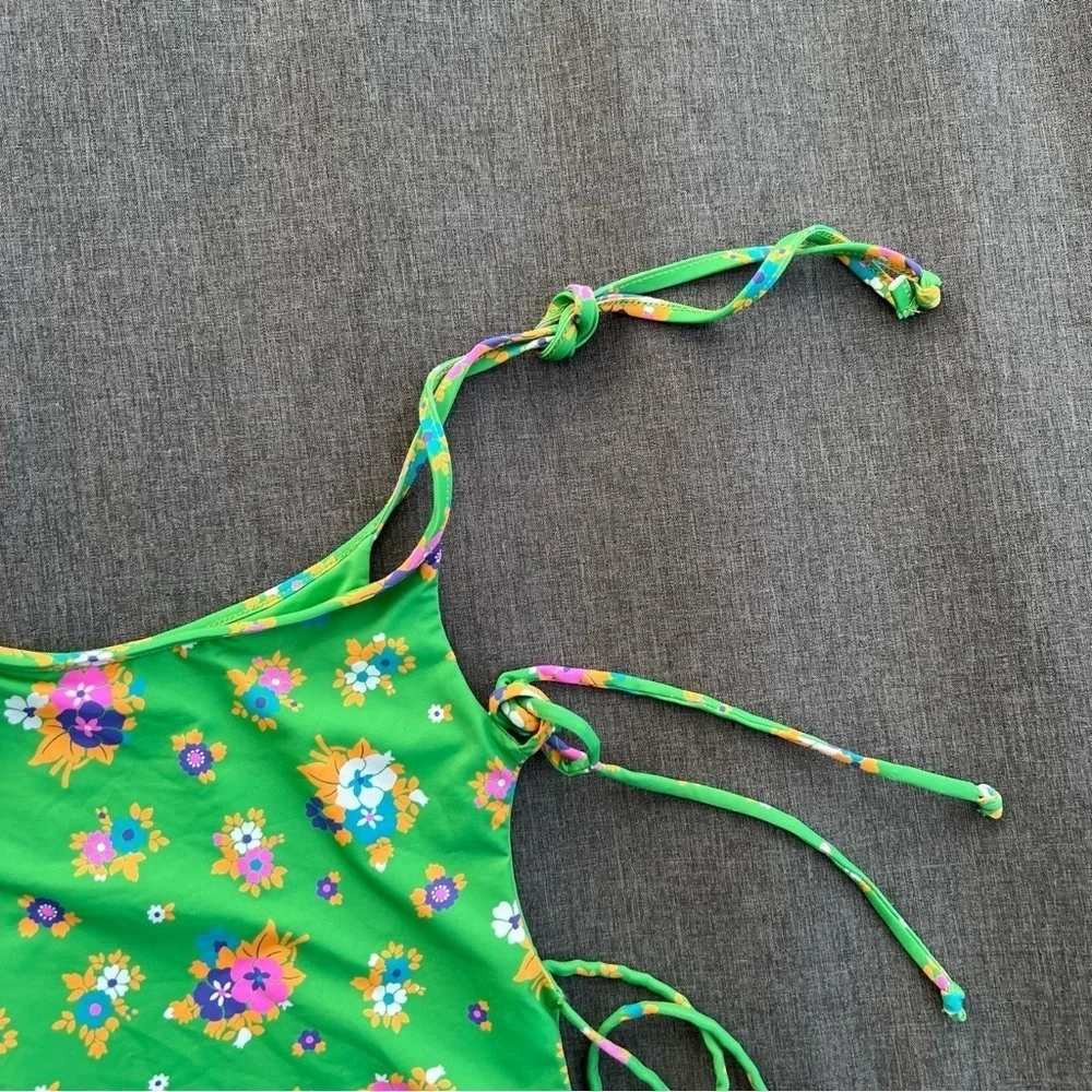 Frankies Bikini Honey One Piece Shoulder Swimsuit Size Medium New With Tags